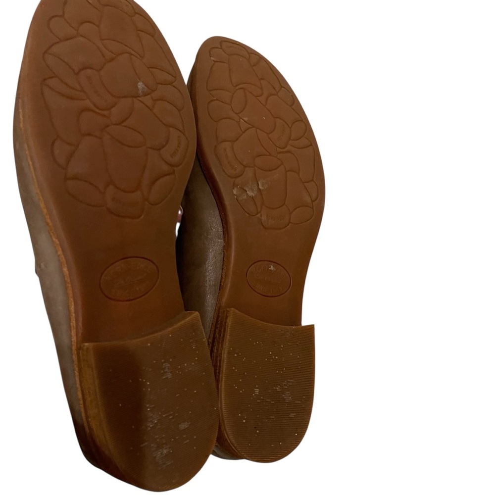 Women’s KORK-EASE Tinga Brown Leather Tassle Loafers Shoes - Picture 6 of 7